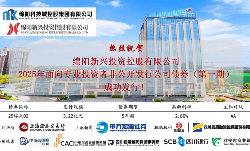 科控集团下属子公司成功发行2025年度第一期公司债券